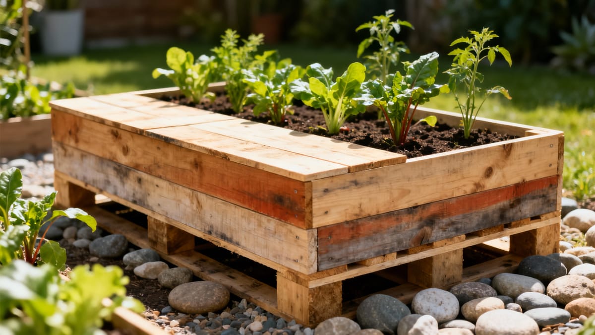 Einfaches Hochbeet aus Paletten: Dein Einstieg in nachhaltiges Gärtnern