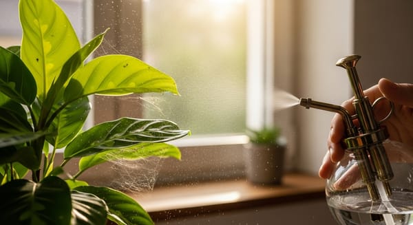 Spinnmilben im Winter bekämpfen und der trockenen Heizungsluft den Kampf ansagen